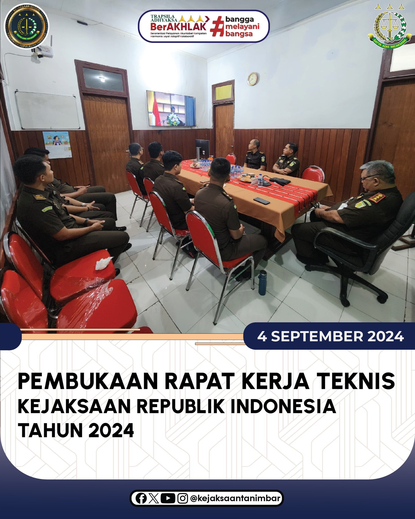 Penjemputan Menteri Perikanan dan Kelautan RI.